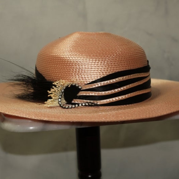 Pink & Black Wide Brim Hat (7 3/8) main image 7